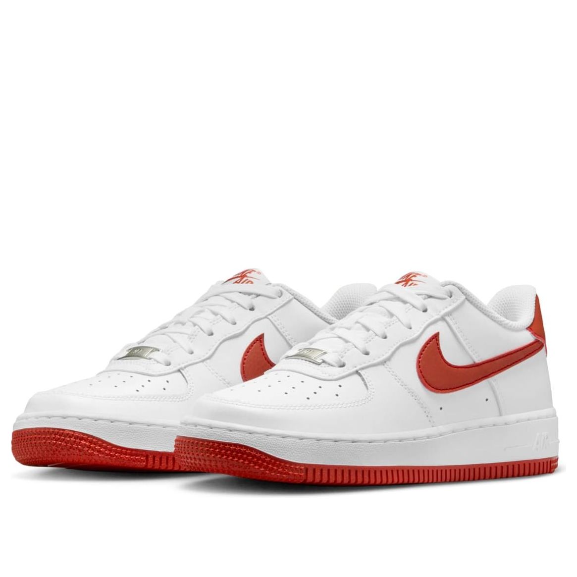 (GS) Nike Air Force 1 Low 'White Dragon Red' FV5948-116