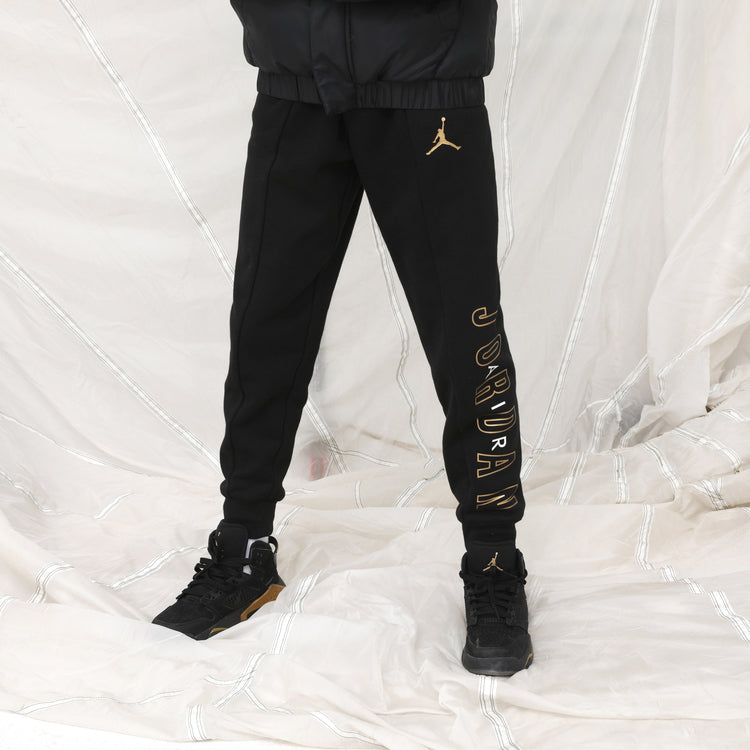 (GS) Air Jordan Take Flight B&G Sweatpants 'Black' JD2142067GS-001