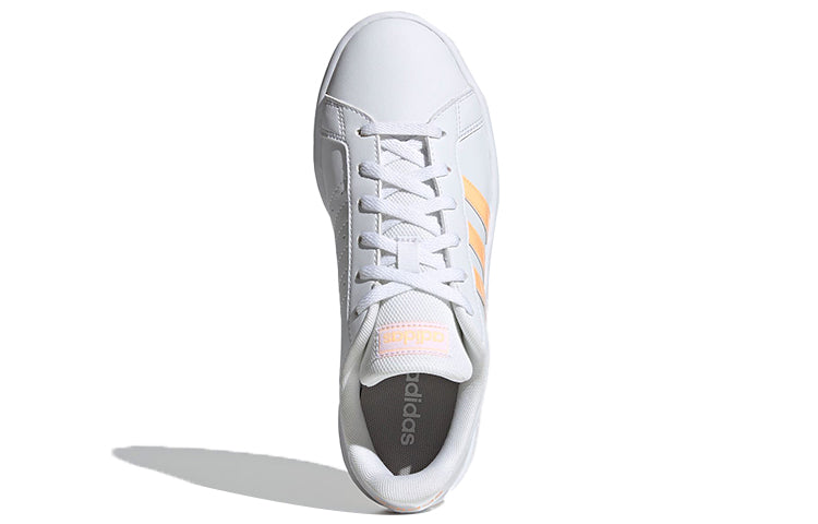 (WMNS) adidas neo Grand Court Base 'White Orange' FY8819