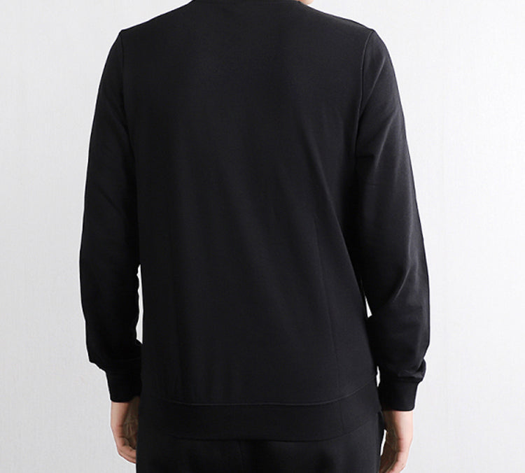 Men's adidas neo Side Alphabet Pullover Black EI4708