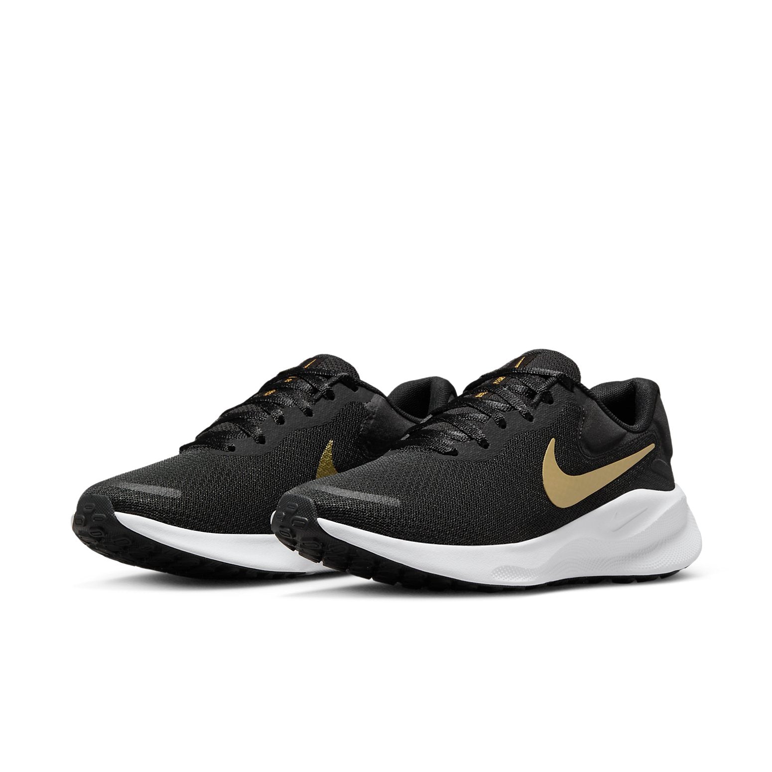 (WMNS) Nike REVOLUTION 7 'Black Gold' FB2208-006