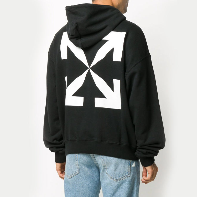 Off-White Pascal Print Over Hood 'Black/White' OMBB037F20FLE0121001