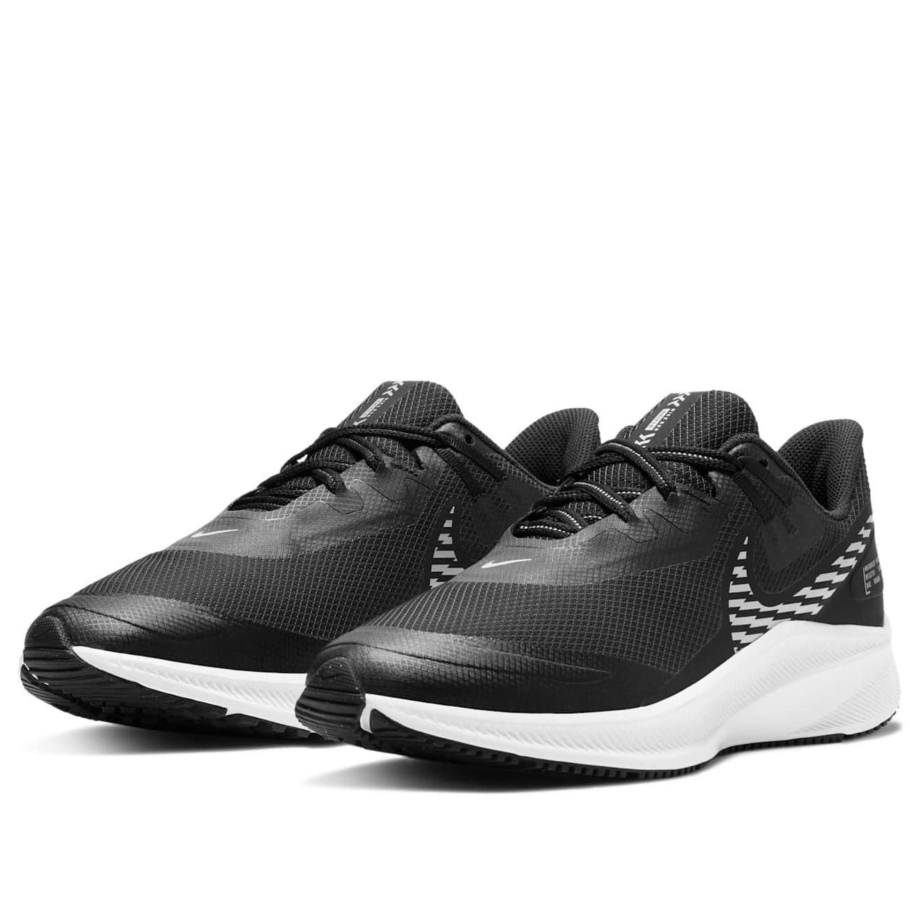 (WMNS) Nike Quest 3 Shield 'Black White' CQ8893-001