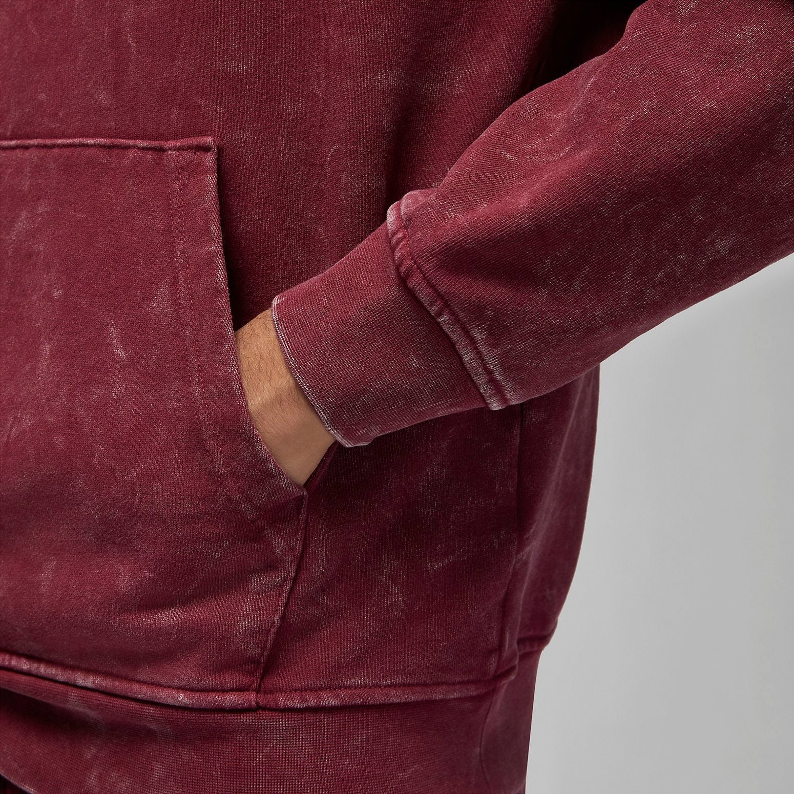 Air Jordan Essential Washed Fleece Hoodie 'Burgundy' DR3087-680