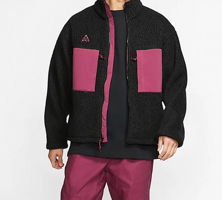 Nike Lab ACG Fleece Jacket 'Black Villain Red' CT2950-010