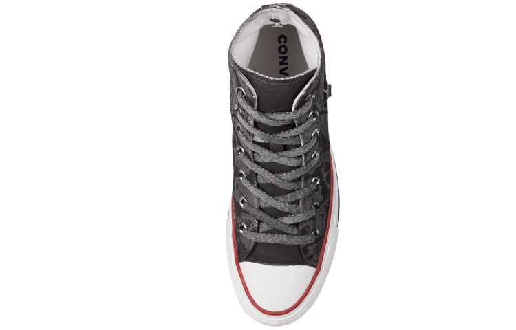 Converse Chuck Taylor All Star Skull Tattoo High Top Gray White 165779C