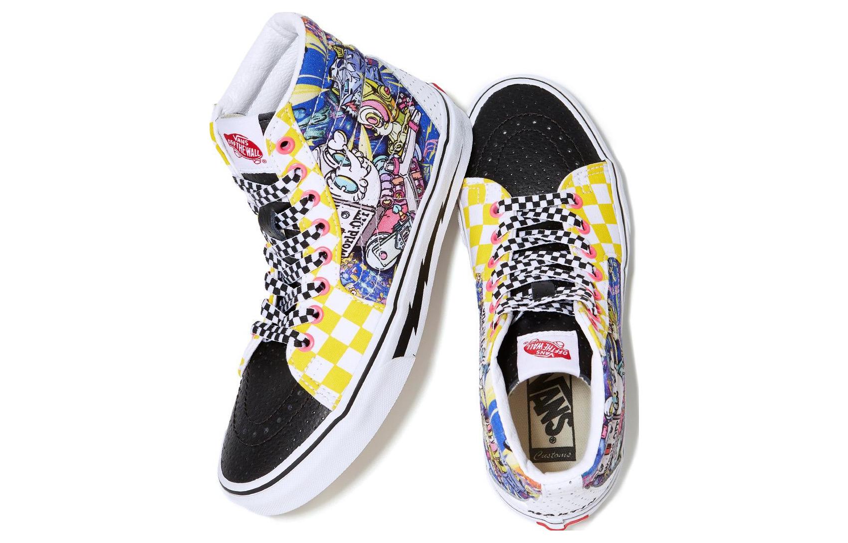 REIKI AND MARTIN x Vans SK8-HI 'Yellow Black' VNZP0000055