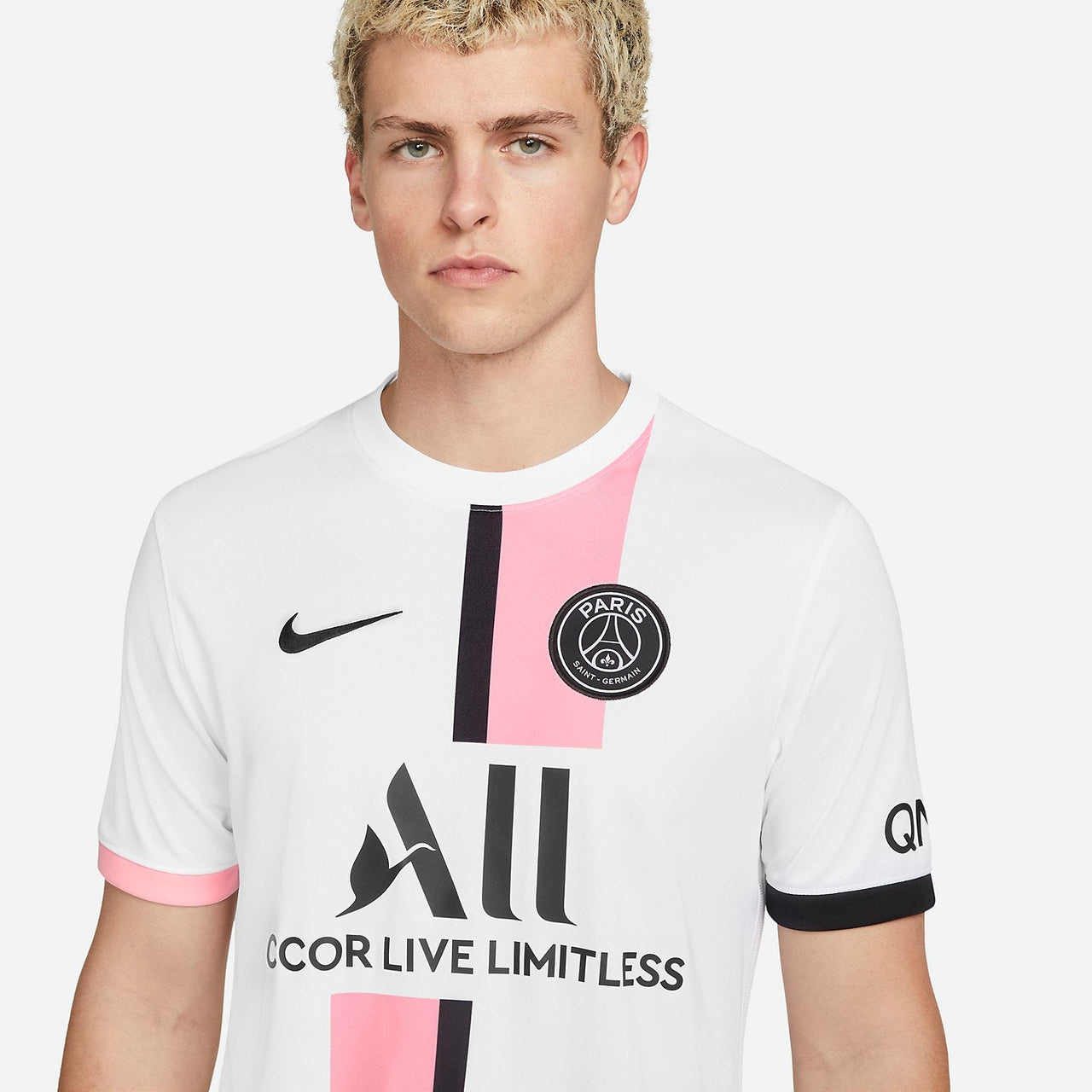 Nike Paris Saint Germain 21 Away Jersey 'White Pink' CV7902-101