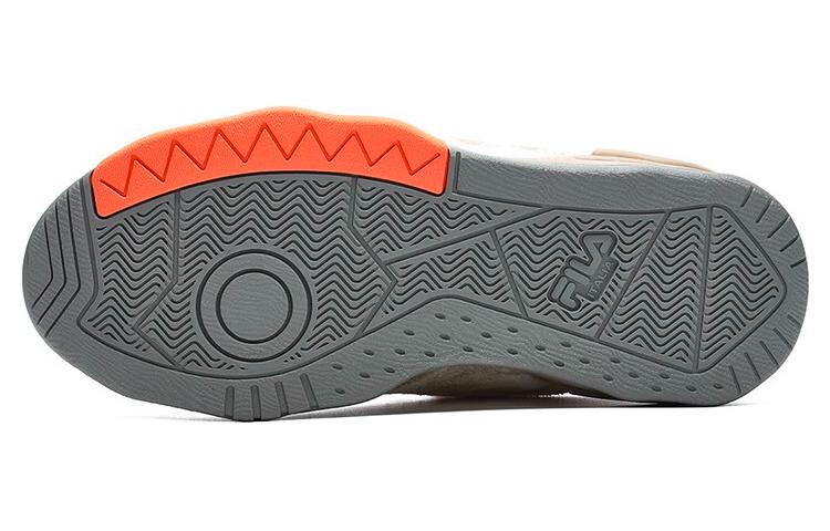 (WMNS) FILA FUSION Kick Sneakers 'Brown White Orange' T12W312201FTA
