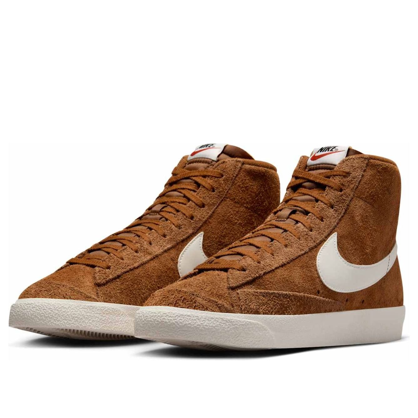 Nike Blazer Mid '77 Premium 'Light British Tan Hyper Crimson Sail' HF3157-200