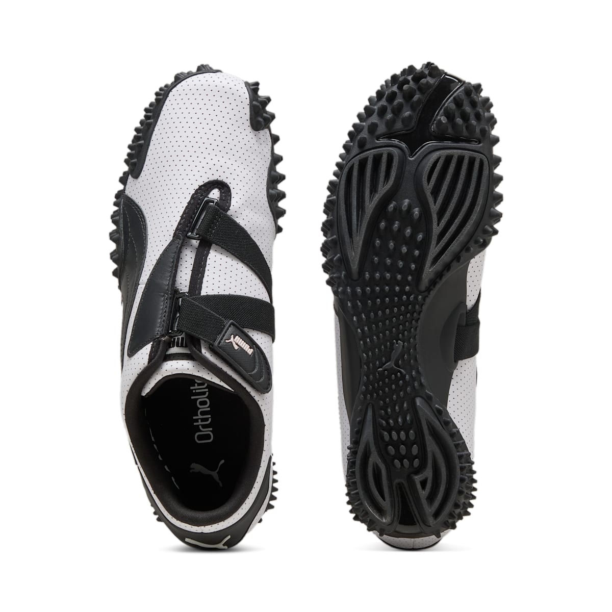 PUMA Mostro Perforated Leather 'White Black' 397331-01