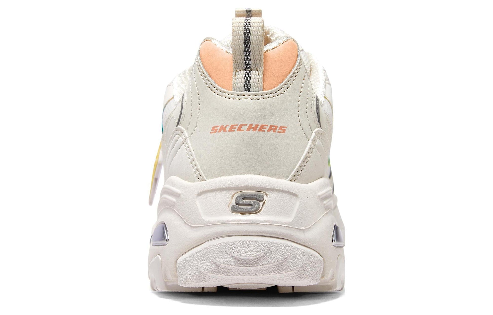 (WMNS) Skechers D'Lites 1.0 Shoes 'Beige White Yellow' 896187-OFPK