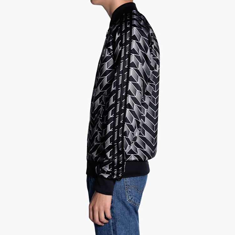 adidas originals Soccer Superstar Track Top Black & White BS4979