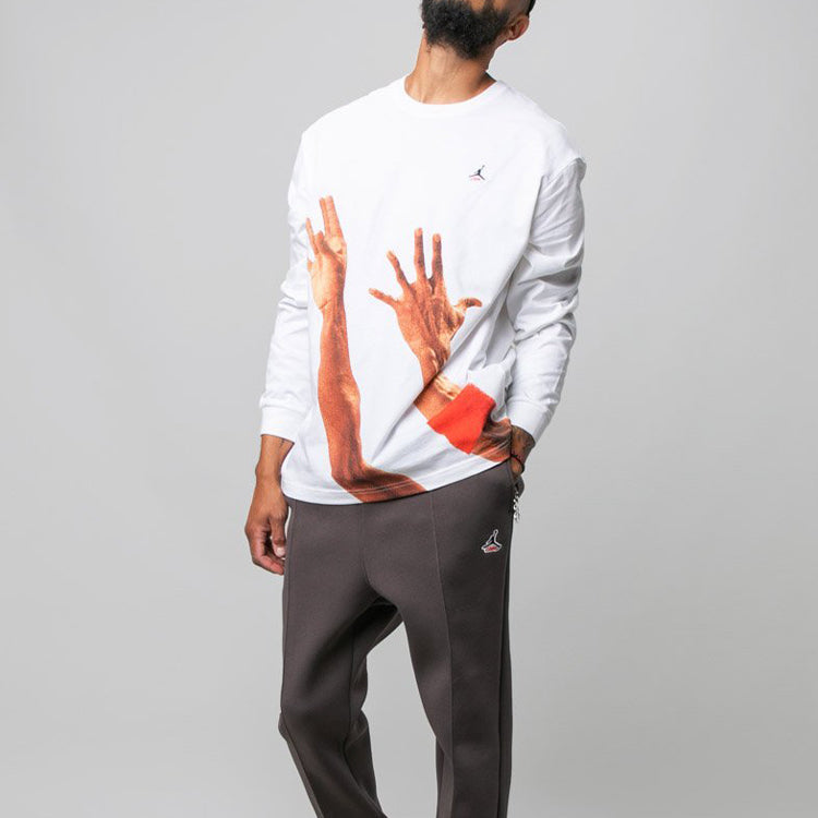 Air Jordan x Union LA The J Long-Sleeve T-Shirt 'White' CV1298-100