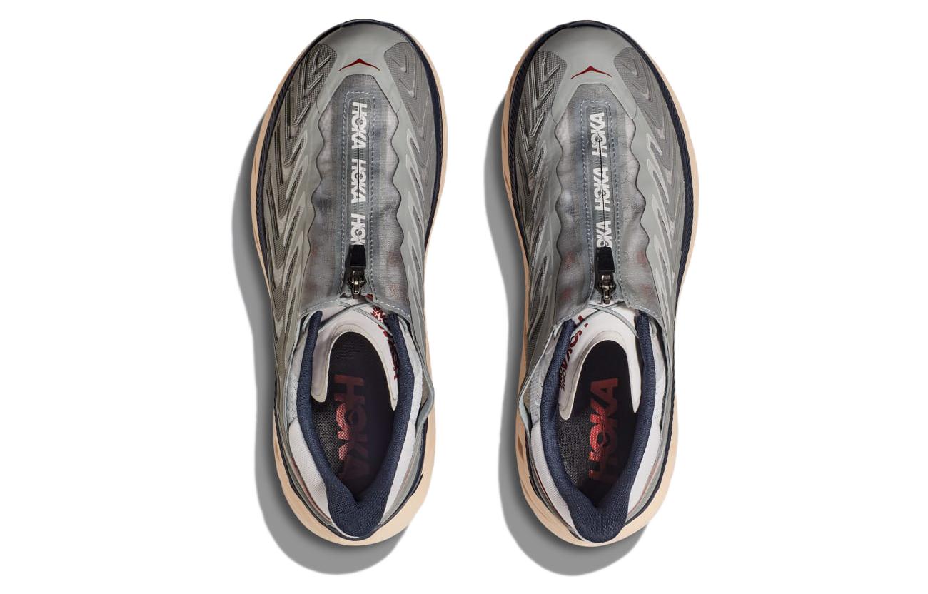 HOKA ONE ONE Project Clifton Knitted Running 'Grey Beige' 1127924-LSSD