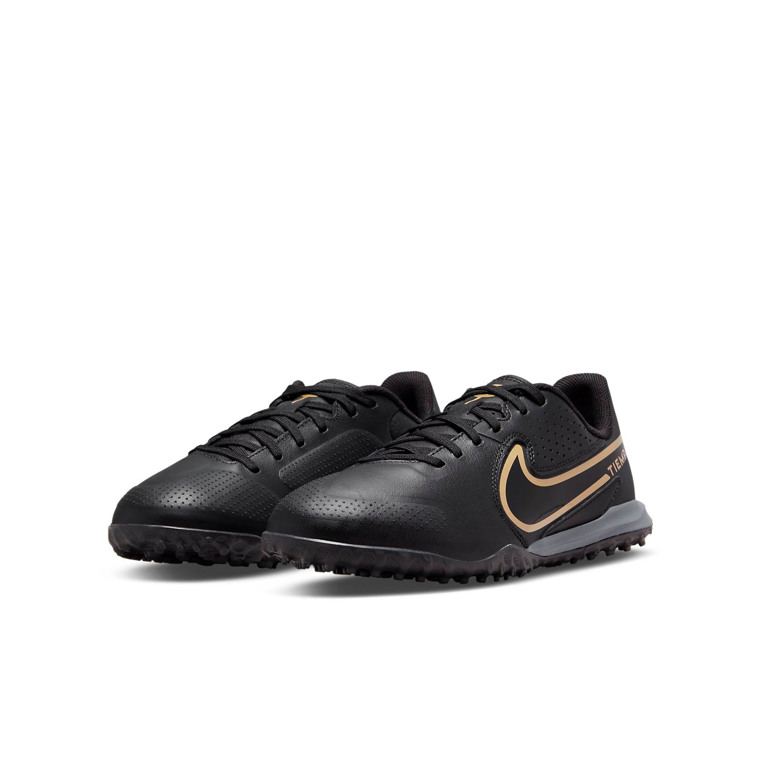 (GS) Nike JR Legend 9 Academy TF 'Black Gold' DA1328-007