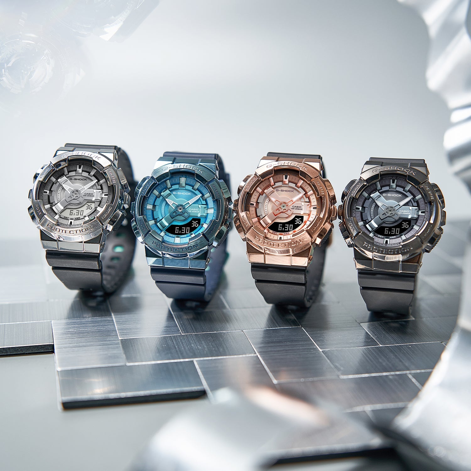 CASIO G-Shock Analog-Digital 'Grey' GM-S110B-8APR