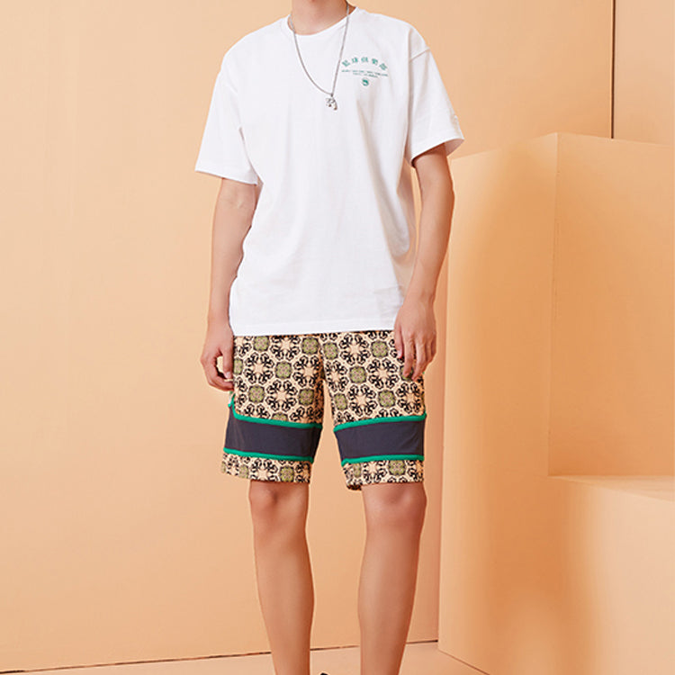 Li-Ning Paris fashion Series Loose Short Sleeve 'White' AHSQ071-1