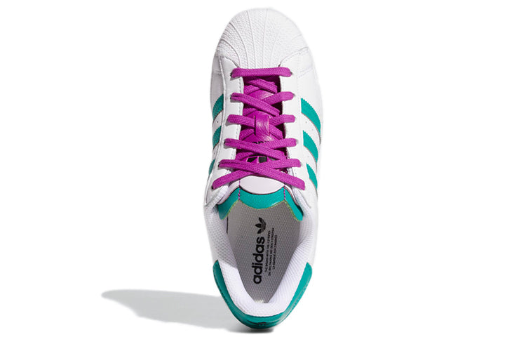 (WMNS) adidas Superstar 'White Glory Green' H06595