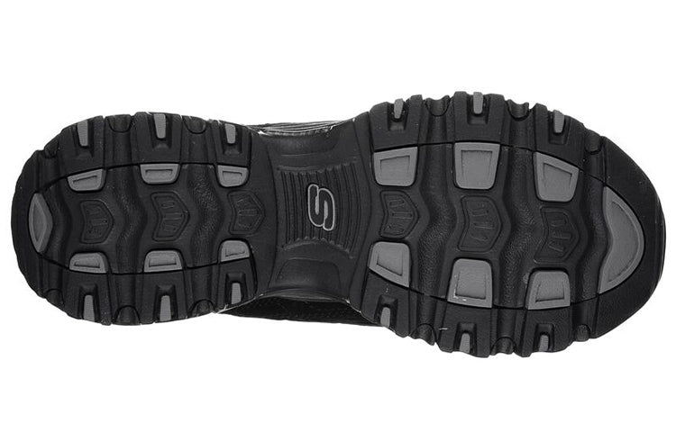 (WMNS) Skechers D'Lites Low-Top Running Shoes Black 11949-BBK