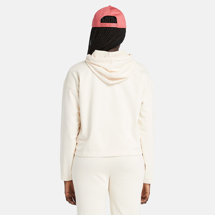 (WMNS) Timberland Brand hoodie 'White' A6AZ2-V04