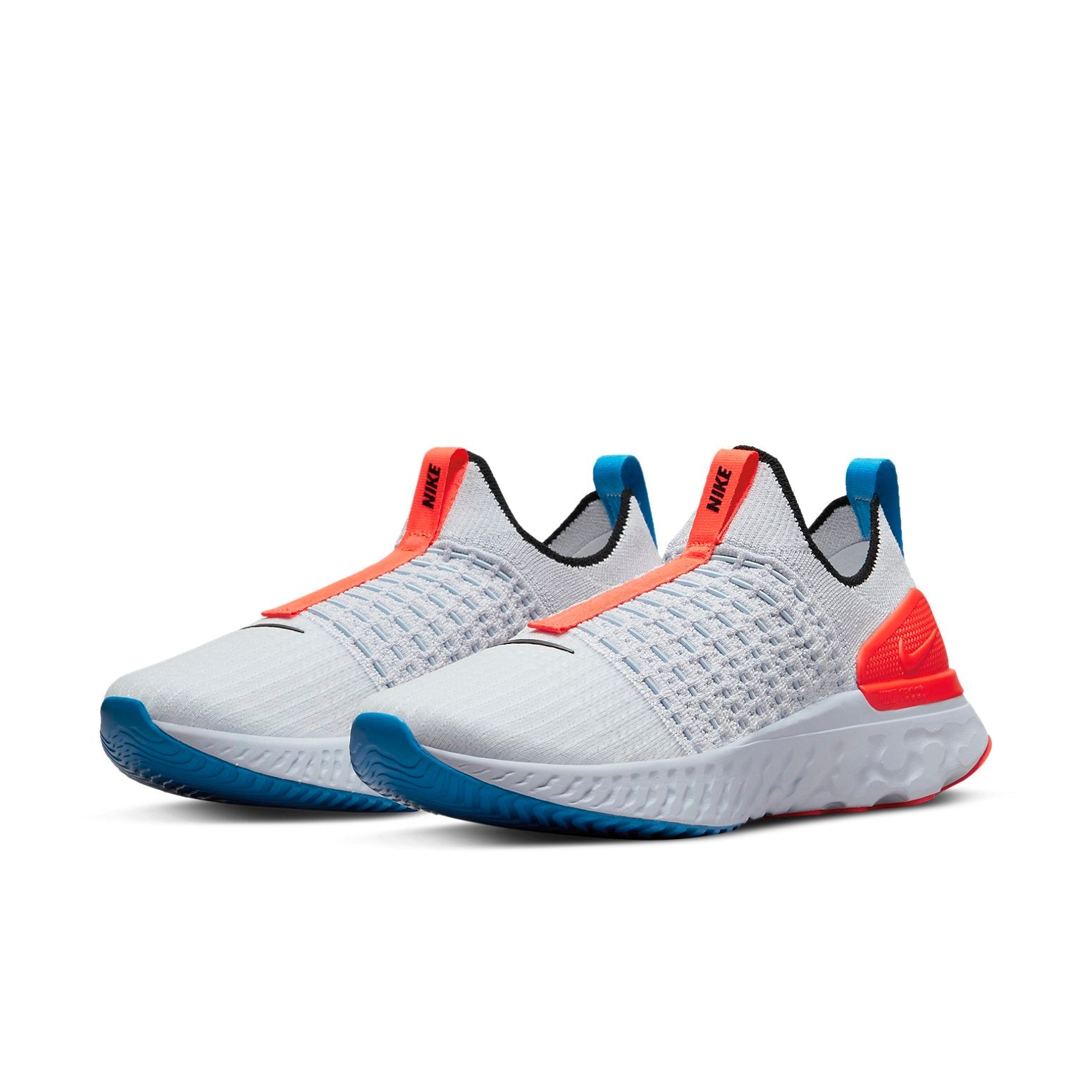 (WMNS) Nike React Phantom Run Flyknit 2 'Grey Bright Crimson' DV2179-001