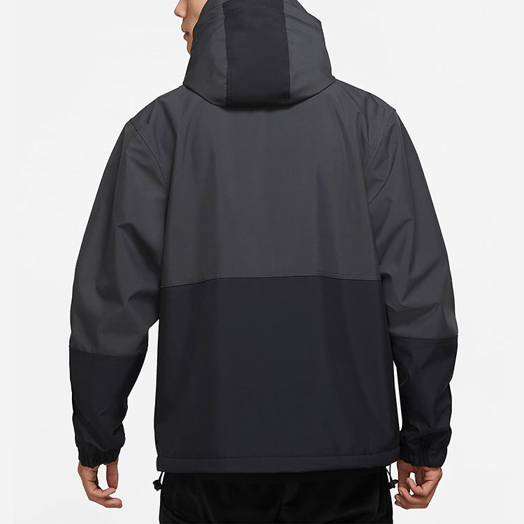 Nike SB Storm-FIT Woven Fleece Skateboard Hooded logo Jacket Black DH2626-060
