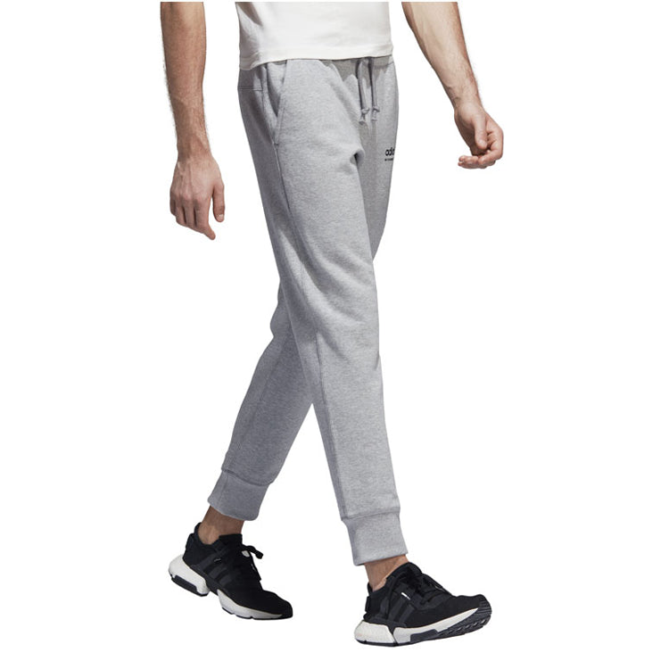 adidas originals Casual Sports Elastic Waistband Bundle Feet Long Pants Gray DH4980