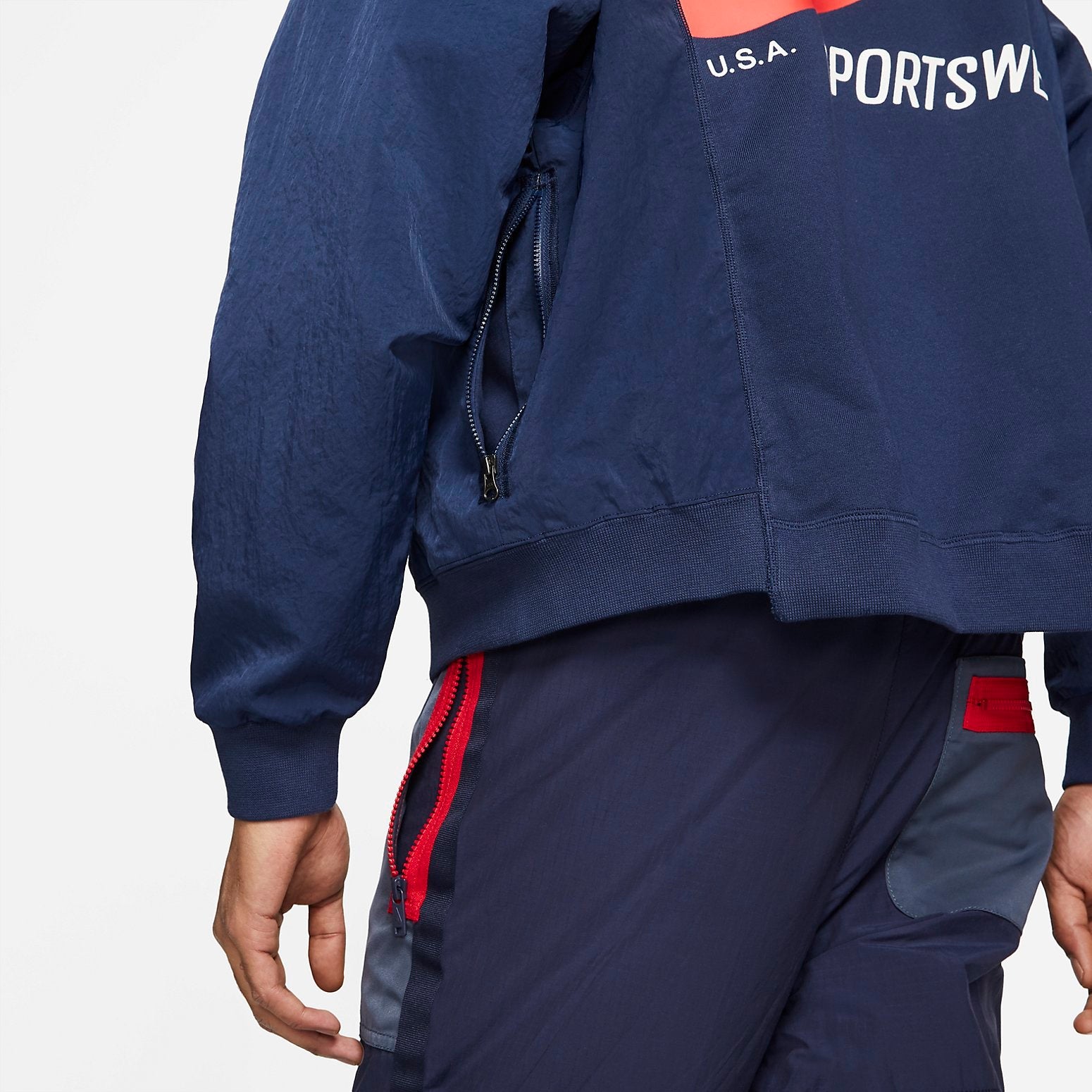 Nike Sportswear Logo Hoodie 'Midnight Navy' DD5700-410