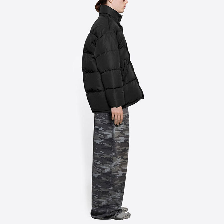 Balenciaga C-Shape Puffer Jacket 'Black' 621982TYD331000