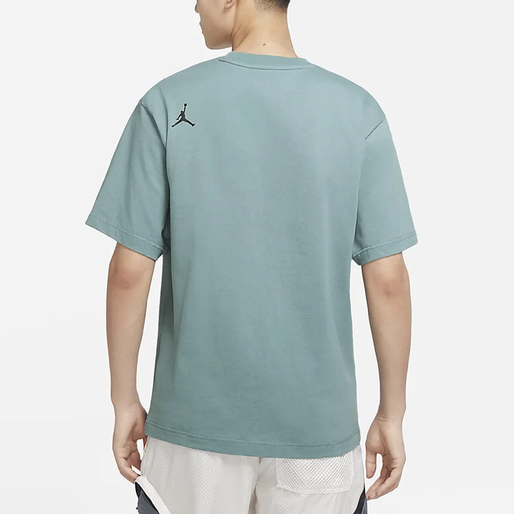 Air Jordan 23 Engineered Colorblock Pocket Round Neck Casual Short Sleeve Gray Black DM1389-041