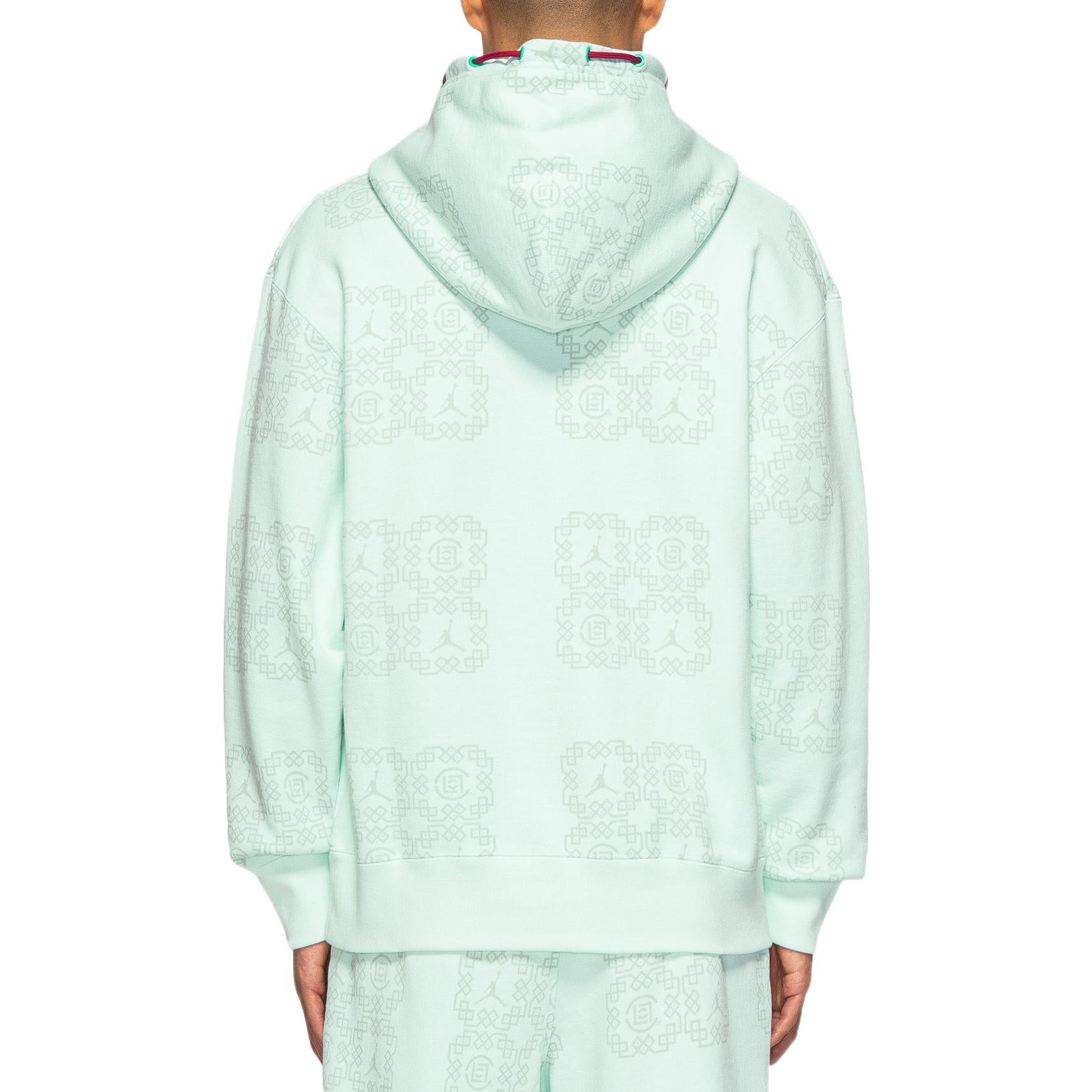 Air Jordan x Clot Jade Fleece Hoodie 'Barely Green' DO0007-394
