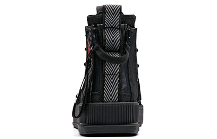 ANTA Skateboarding Series Sneakers High 'Black Grey Red' 11918042-1
