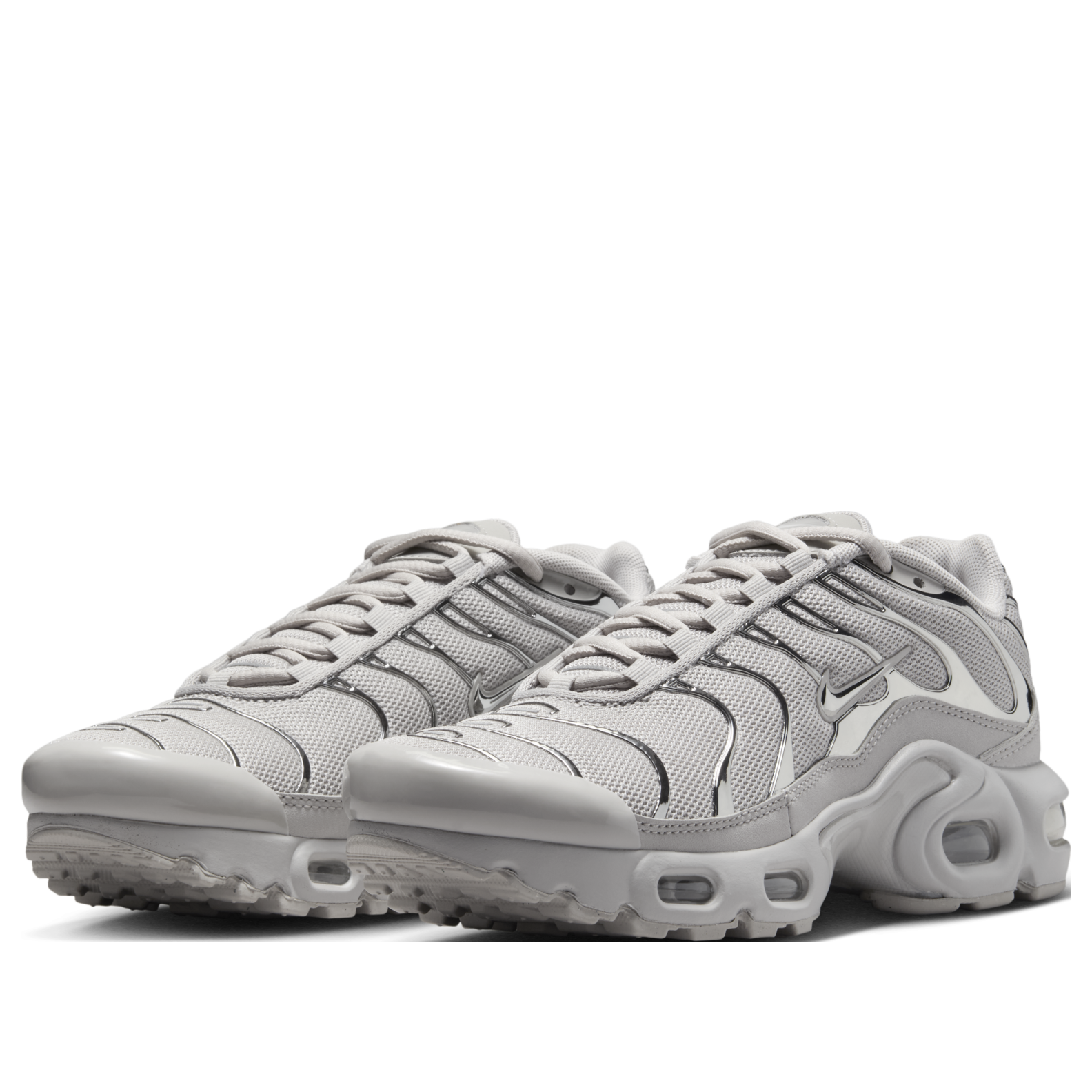 (GS) Nike Air Max Plus 'Light Iron Ore Gym Red Smoke Grey Metallic Silver' FZ0977-001