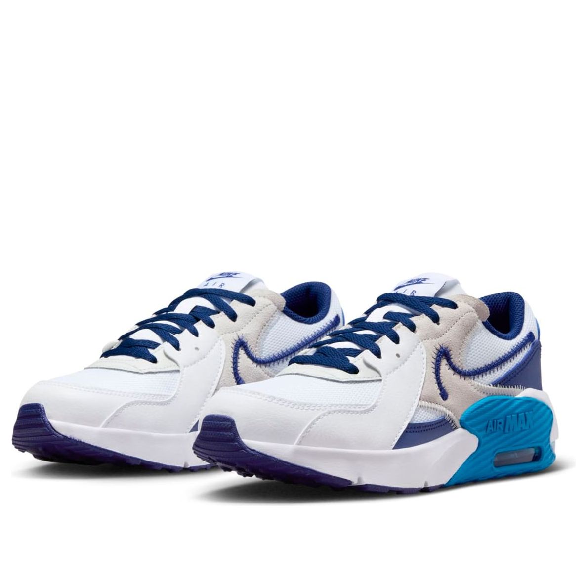 (GS) Nike Air Max Excee 'White Deep Royal Blue' FB3058-100