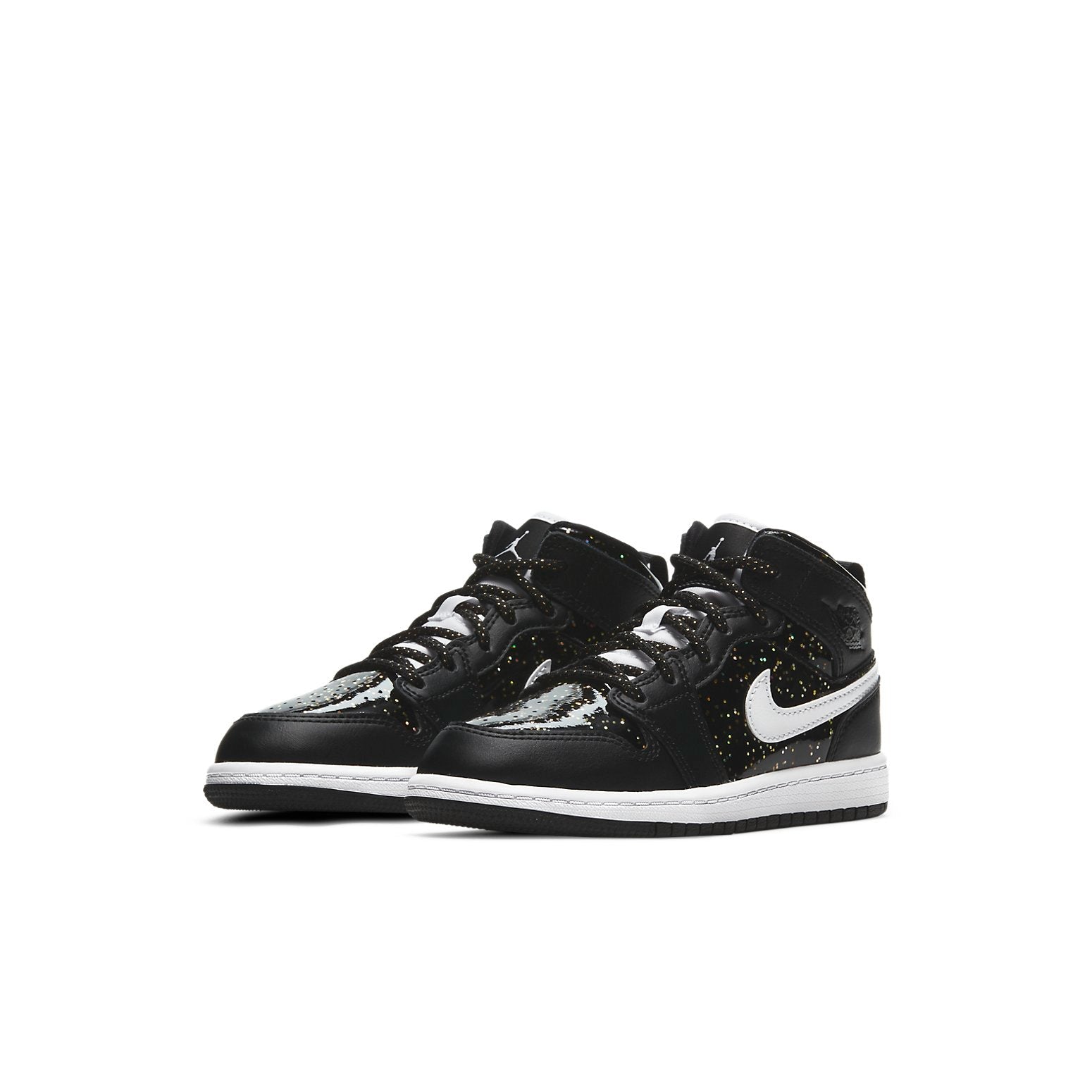 (PS) Air Jordan 1 Mid SE 'Black Glitter' AV5173-001