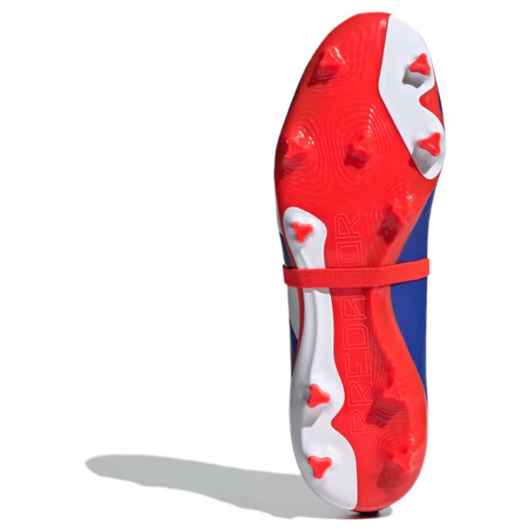 adidas Predator League Fold-Over Tongue FG 'Lucid Blue Cloud White Solar Red' JP7209