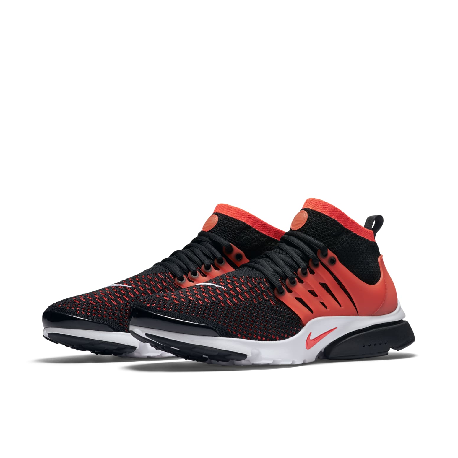 Nike Air Presto Ultra Flyknit 'Black Bright Crimson' 835570-006