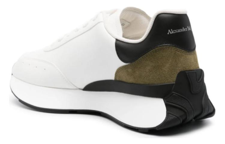 Alexander McQueen Sprint Runner 'White Green' 777417WIDNE8738