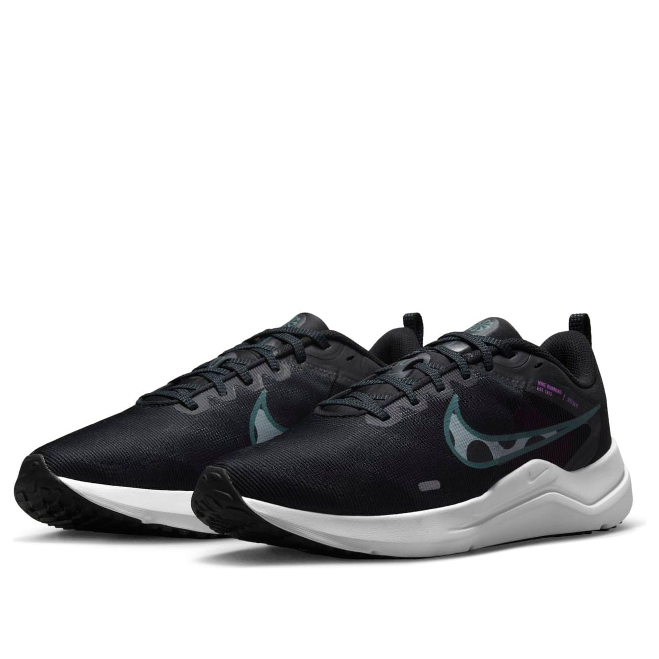 Nike Downshifter 12 'Black Light Silver' DD9293-010