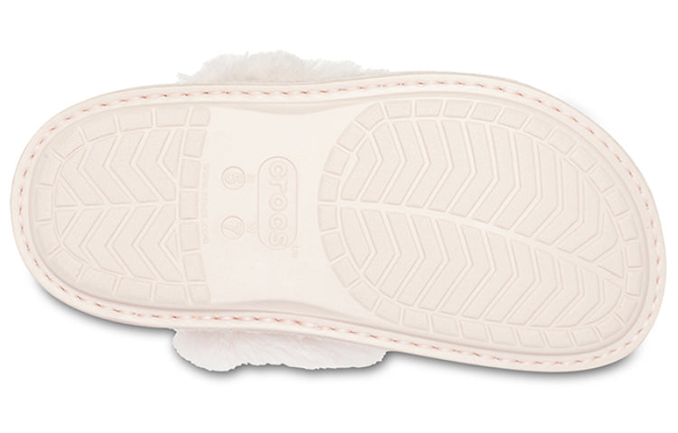 (WMNS) Crocs Mule Fur Slippers 'Pink' 205394-6OD