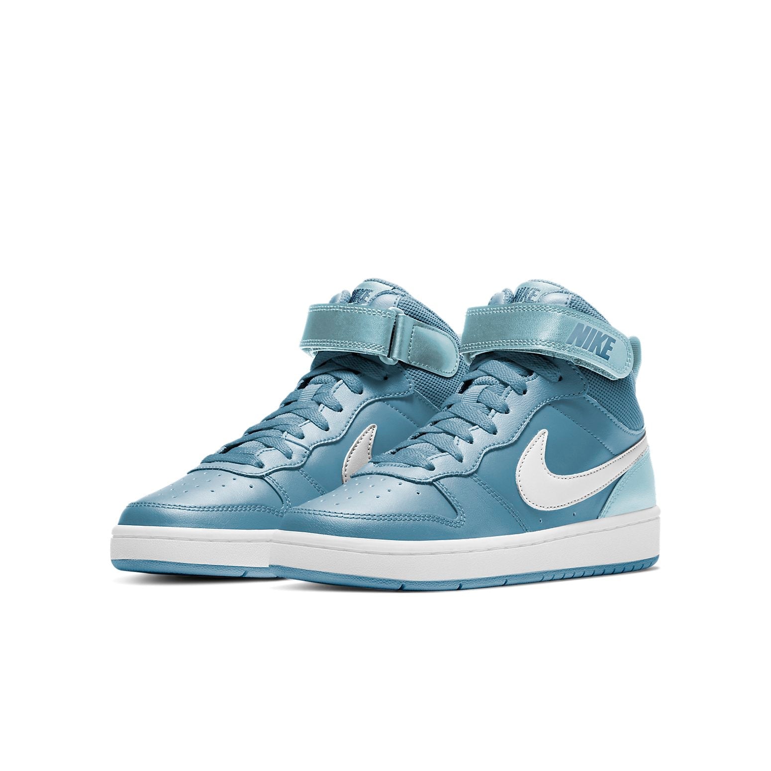 (GS) Nike Court Borough Mid 2 'Cerulean' CD7782-401
