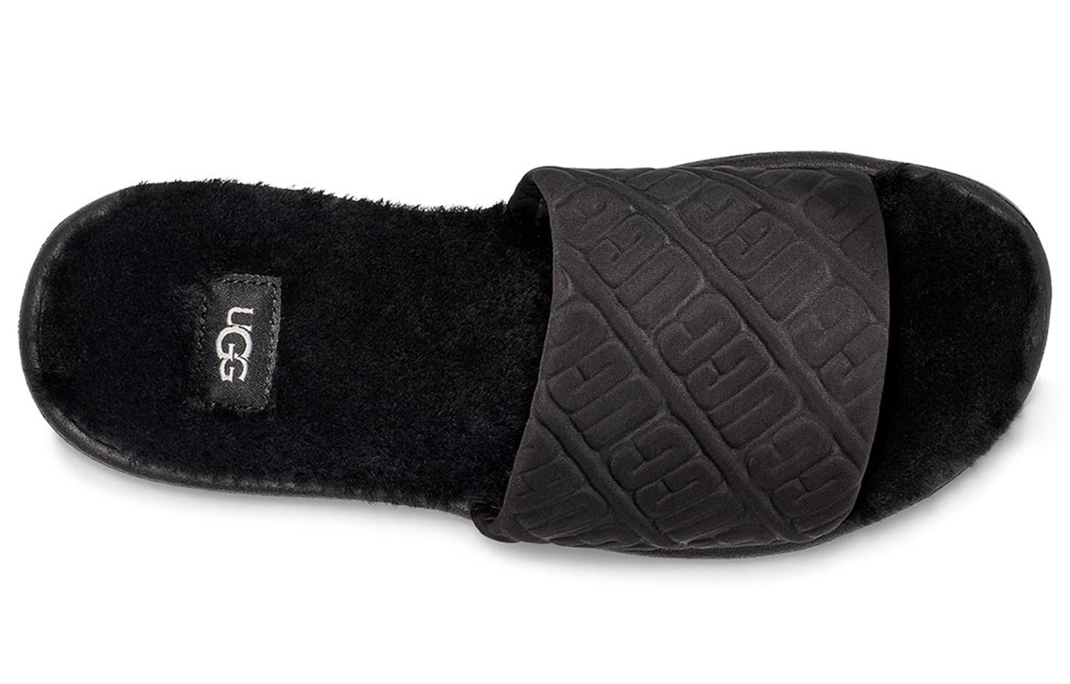 (WMNS) UGG Fifi Black Slippers 1107895-BLK