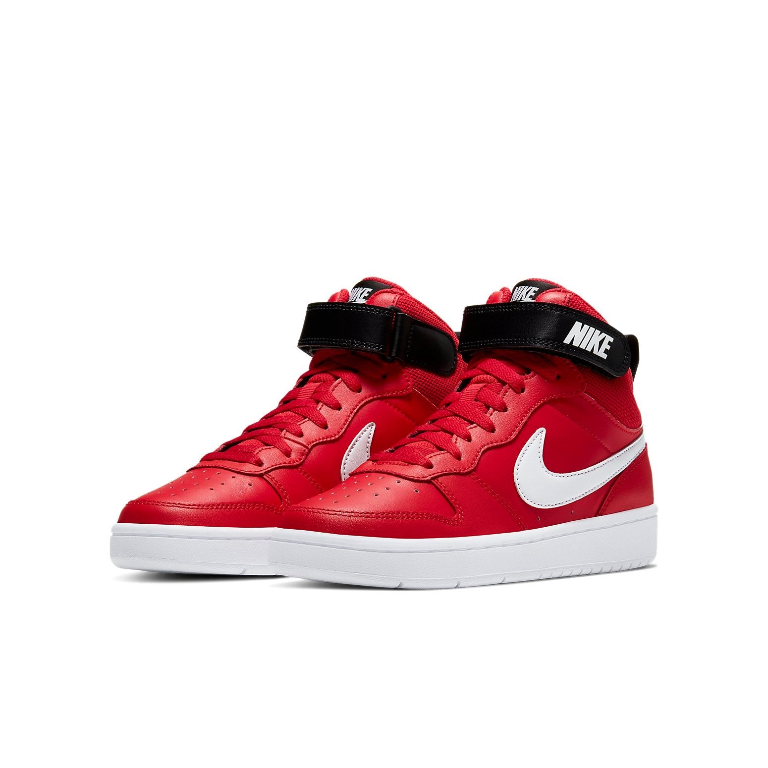 (GS) Nike Court Borough Mid 2 Sneakers Red/White CD7782-600