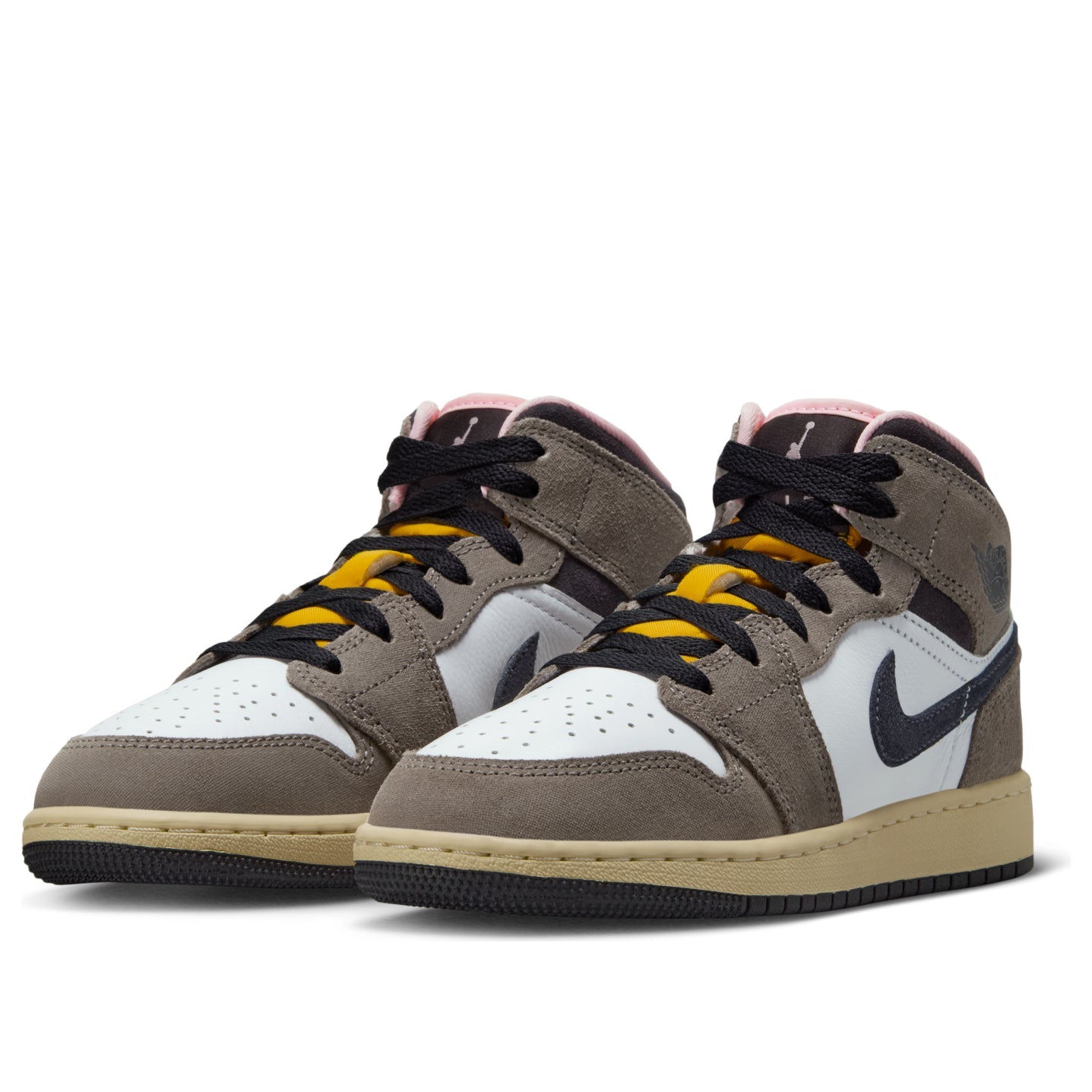 (GS) Air Jordan 1 Mid SE 'White Cave Stone' HQ2014-100