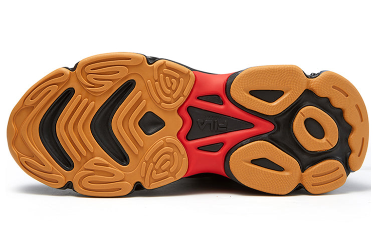 FILA FUSION x Aries High-Top Sneakers 'Black Red' T12M217324FBK