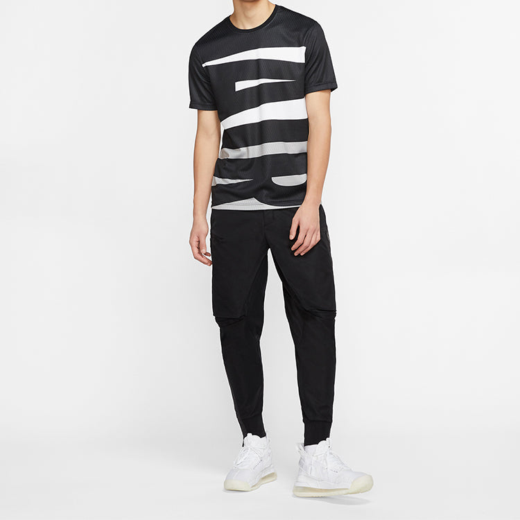 Men's Air Jordan WINGS Sports Tops T-Shirt Black CK5633-010