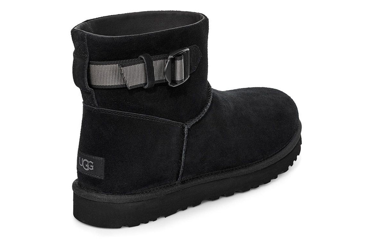 UGG Classic Mini Strap Snow Boots Black 1018907-BLK