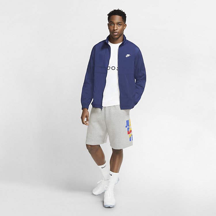 Nike Sportswear Just Do It Fleece Shorts 'Heather Grey' CU4078-063