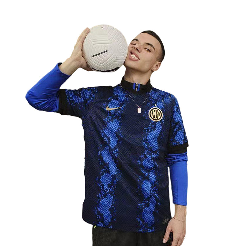 Nike Inter Milan 21/22 Stadium Home Jersey 'Blue Spark Gold' CV7900-414